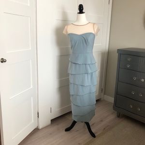 Long blue tired Prom/Evening/Bridesmaid dress